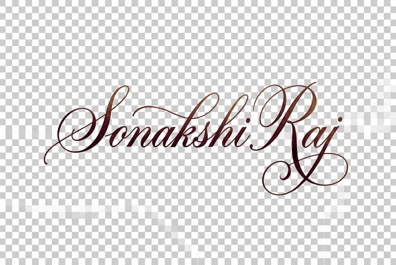Sonakshi Raj Signature